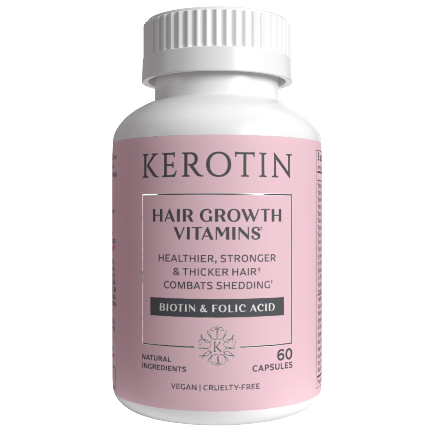 Kerotin Hair Growth Vitamins – Biotin, DHT Blocker & Saw Palmetto