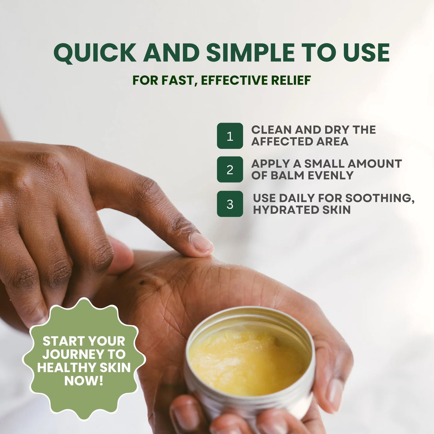 KESMEDIK Tea Tree Oil MaxTherapy Balm — Itchy Skin Relief for All Ages