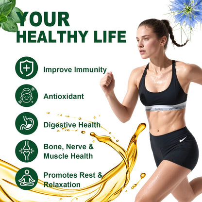 Keszciy 300 Softgels: Oil of Oregano with Black Seed Oil (2-in-1) for Immune Health