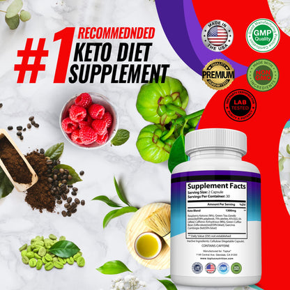 Keto Boost Diet Pills Ketosis Supplement – Exogenous Ketones for Energy & Focus | Keto Diet Pills for Men & Women