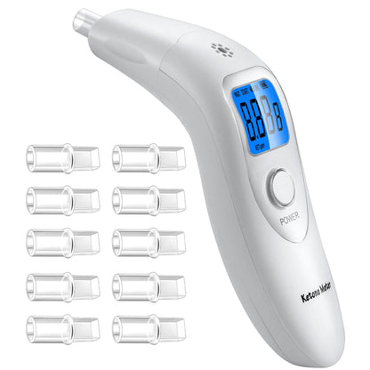 Home Ketosis Monitor & Breath Analyzer – High-Precision Ketosis Meter with 10 Mouthpieces