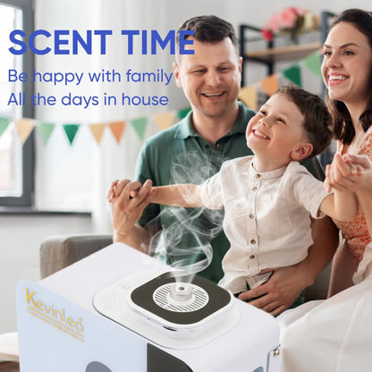 Kevinleo Scent Diffuser Machine – WiFi Control for 7,500 Sq Ft, 800ml Waterless Diffuser for HVAC & Large Spaces