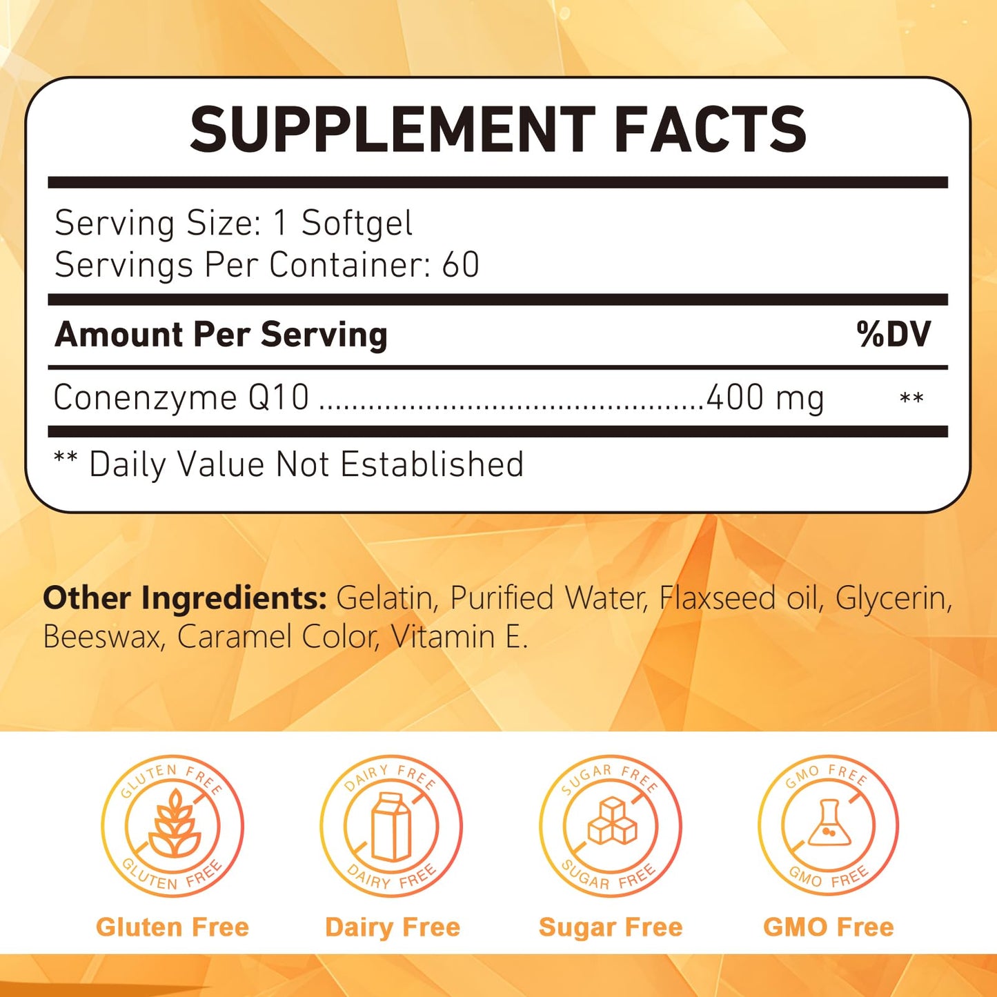 KFG CoQ10 400mg Softgels – Heart Health & Energy Support | Gluten Free