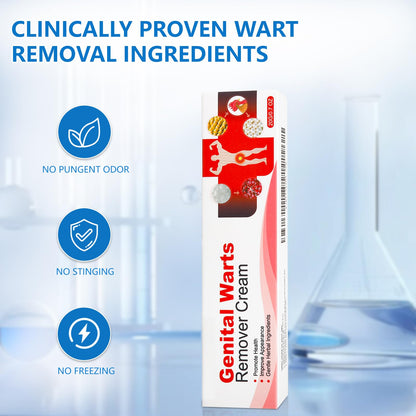 KIbabyDI Wart Remover Gel – Fast Acting Freeze Treatment for Genital, Plantar, Common, Corn & Flat Warts (1 Pack, Red 10101)
