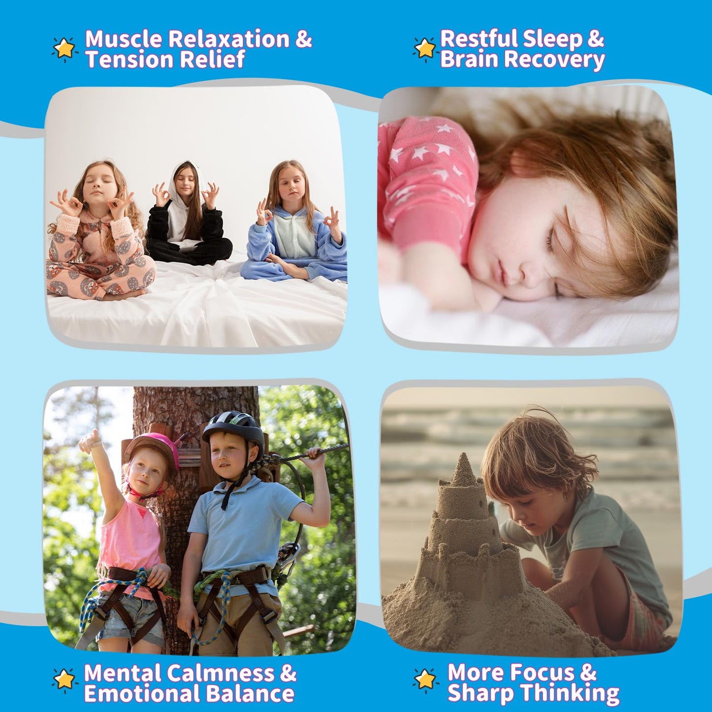 Kids Magnesium Glycinate Drops with Omega-3 & Vitamins - Sleep, Calm, Focus (Strawberry)