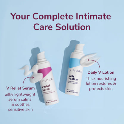 Kindra Daily V Moisturizer Lotion – Hormone-Free Vaginal Cream for Dryness & Itch | Doctor-Recommended, pH-Balanced
