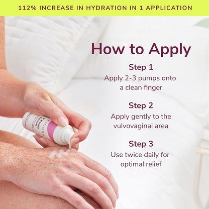 Kindra V Serum - Sensitive Skin Vaginal Vulvar Moisturizer | Non-Hormonal, Doctor-Recommended