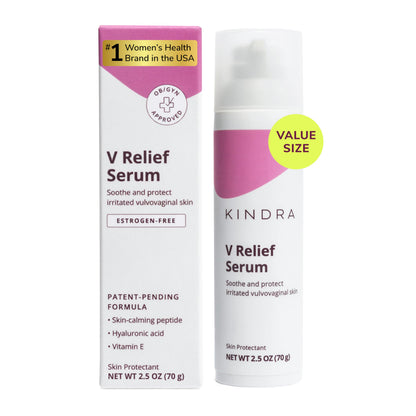 Kindra V Serum XL – Hormone-Free Vaginal Skin Moisturizer for Sensitive Skin
