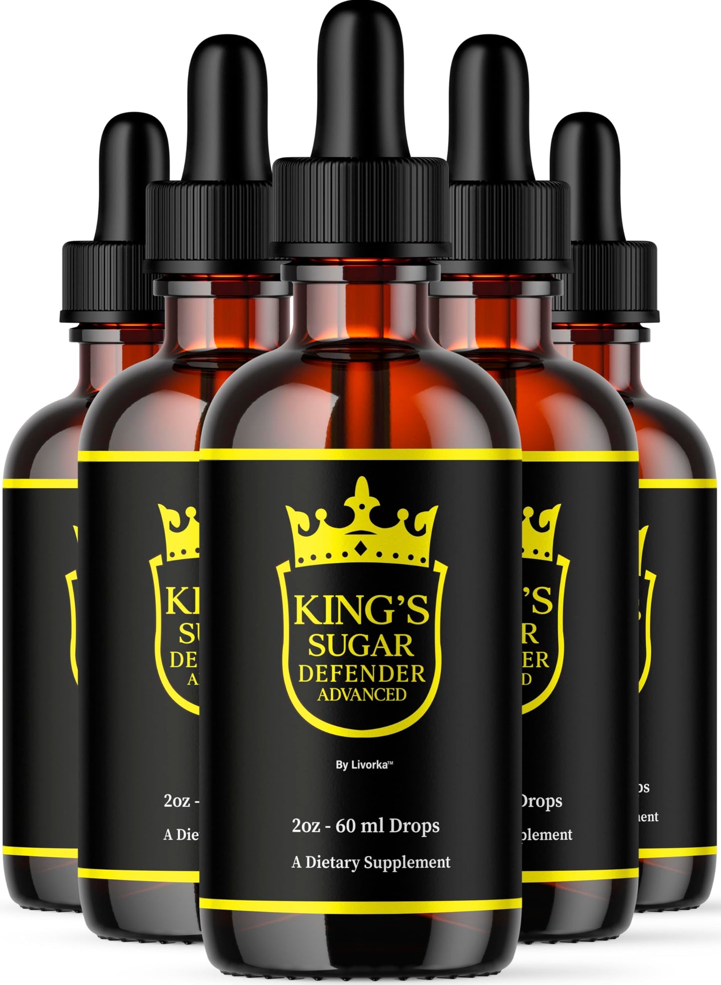 Kings Sugar Defender Drops (5 Pack) – Advanced Formula for Health & Wellness