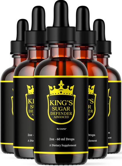 Kings Sugar Defender Drops (5 Pack) – Advanced Formula for Health & Wellness