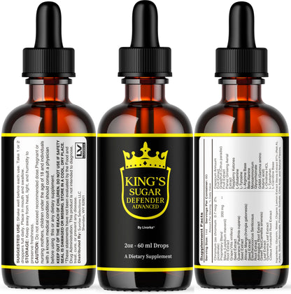 Kings Sugar Defender Drops (5 Pack) – Advanced Formula for Health & Wellness