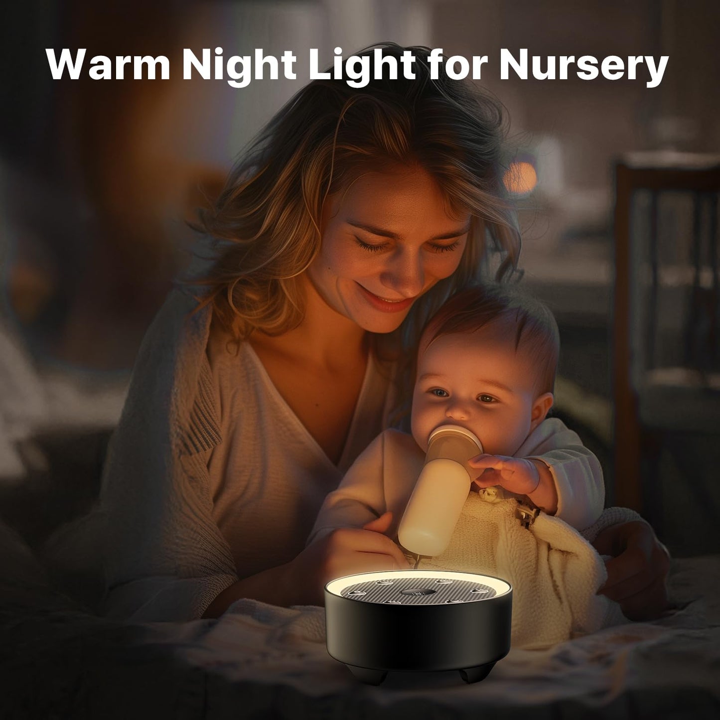 Kipcush Kipcrush Sleep Sound Machine | 24 Premium Sounds + Dimmable Night Light
