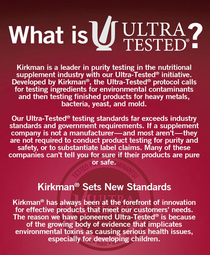 Kirkman - DMG (Dimethylglycine) 300 mg - 120 Capsules - High Potency - Supports Methylation - Hypoallergenic