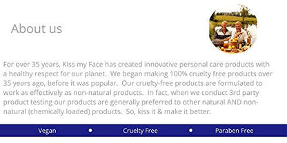 Kiss My Face Gel Teeth Whitening Toothpaste - Fluoride Free, Tea Tree, 13.5 oz (Pack of 3)