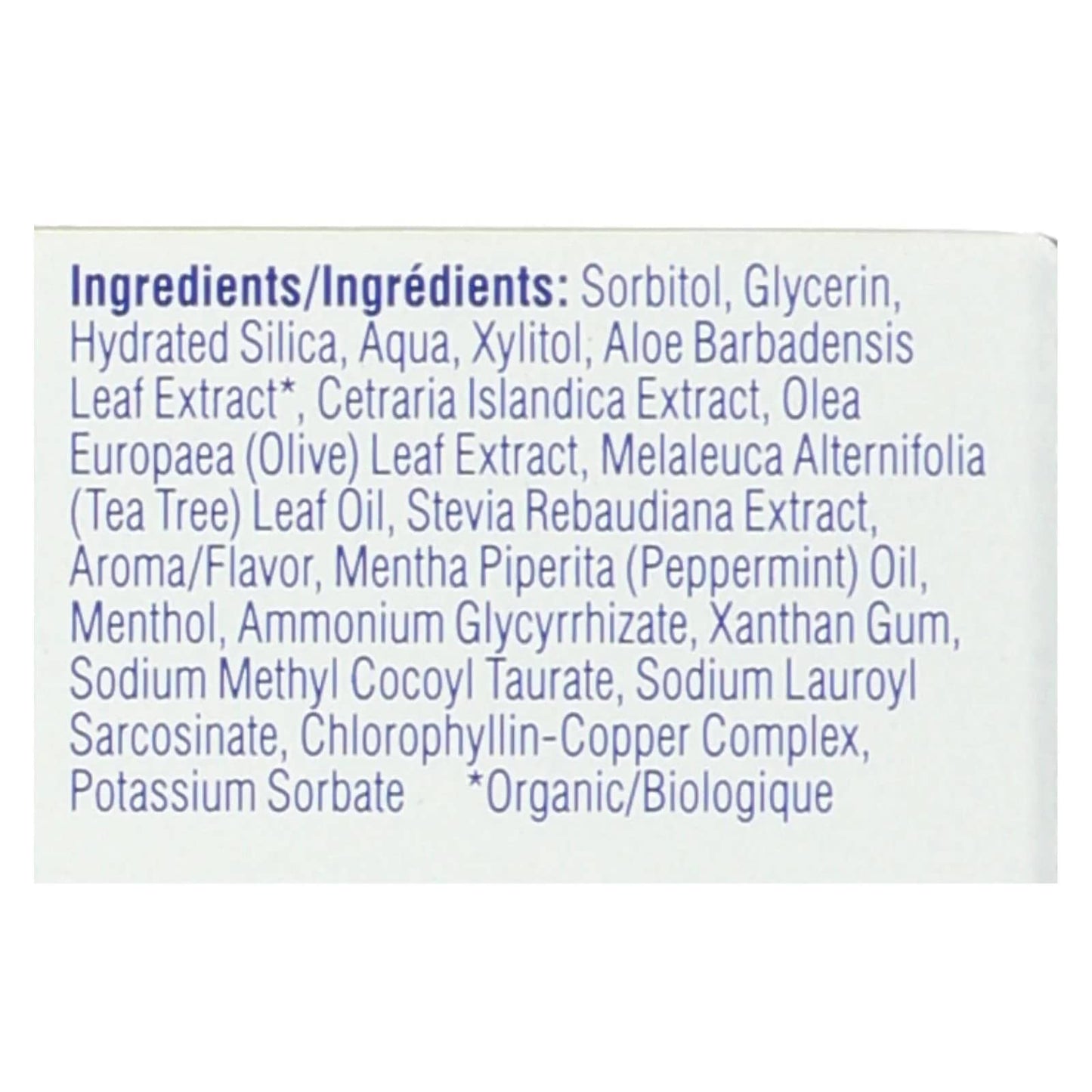 Kiss My Face Super White Cool Mint Gel Toothpaste – SLS Free, Fluoride Free, 4.5 oz