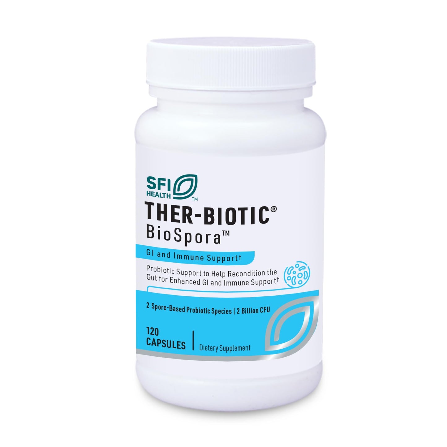 BioSpora Probiotic by SFI Health — Bacillus Coagulans & Subtilis, 2B CFU, Shelf-Stable