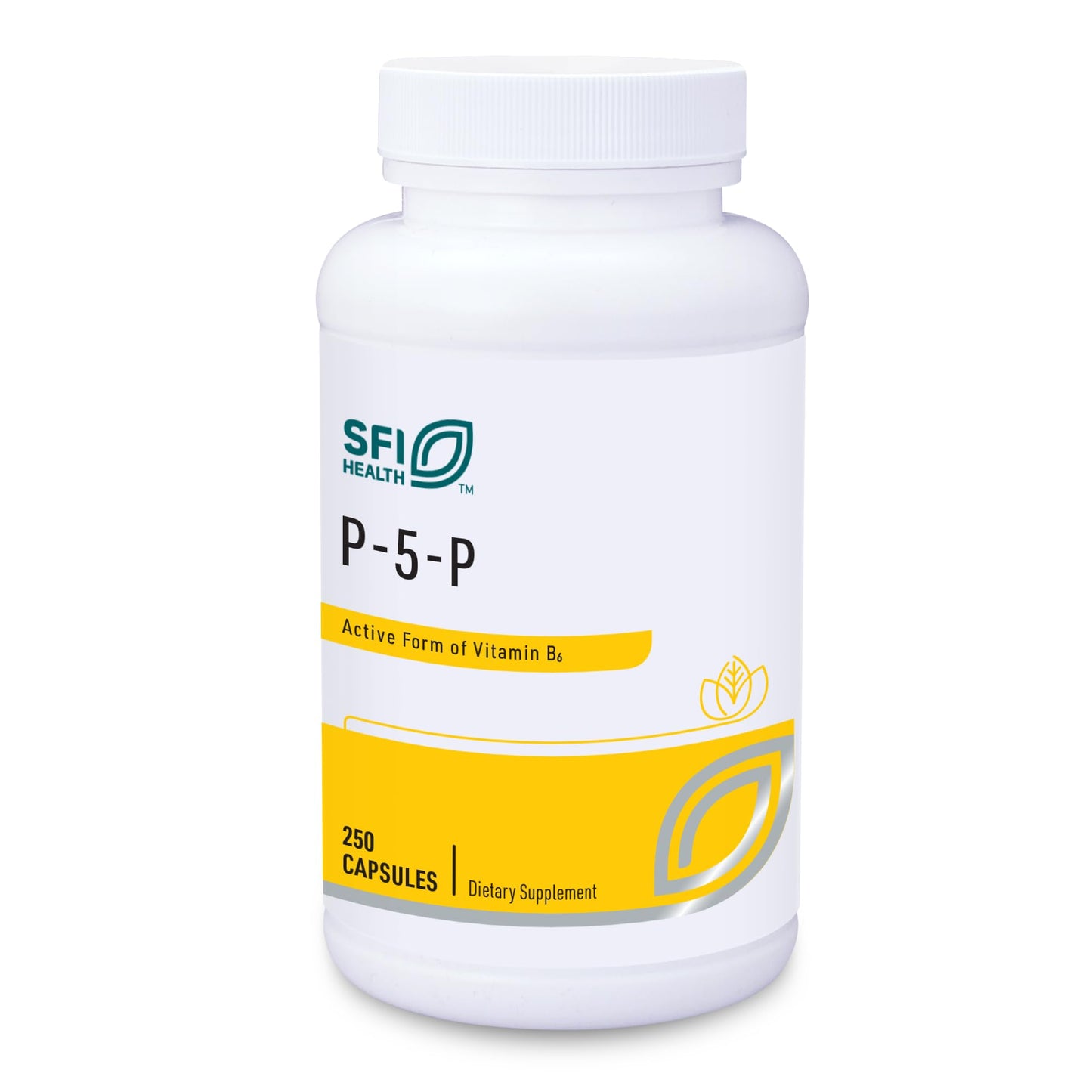 Klaire Labs SFI Health P-5-P 30 mg Vitamin B6 – Bioactive, Hypoallergenic (250 Capsules)