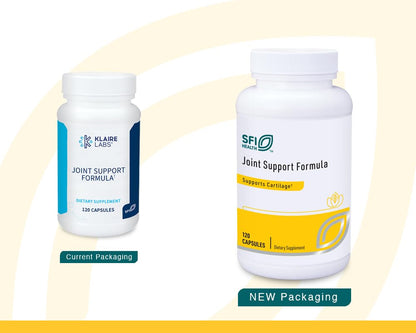 Klaire Labs SFI Health Joint Support Formula – Joint Recovery & Cartilage Production (120 Capsules)