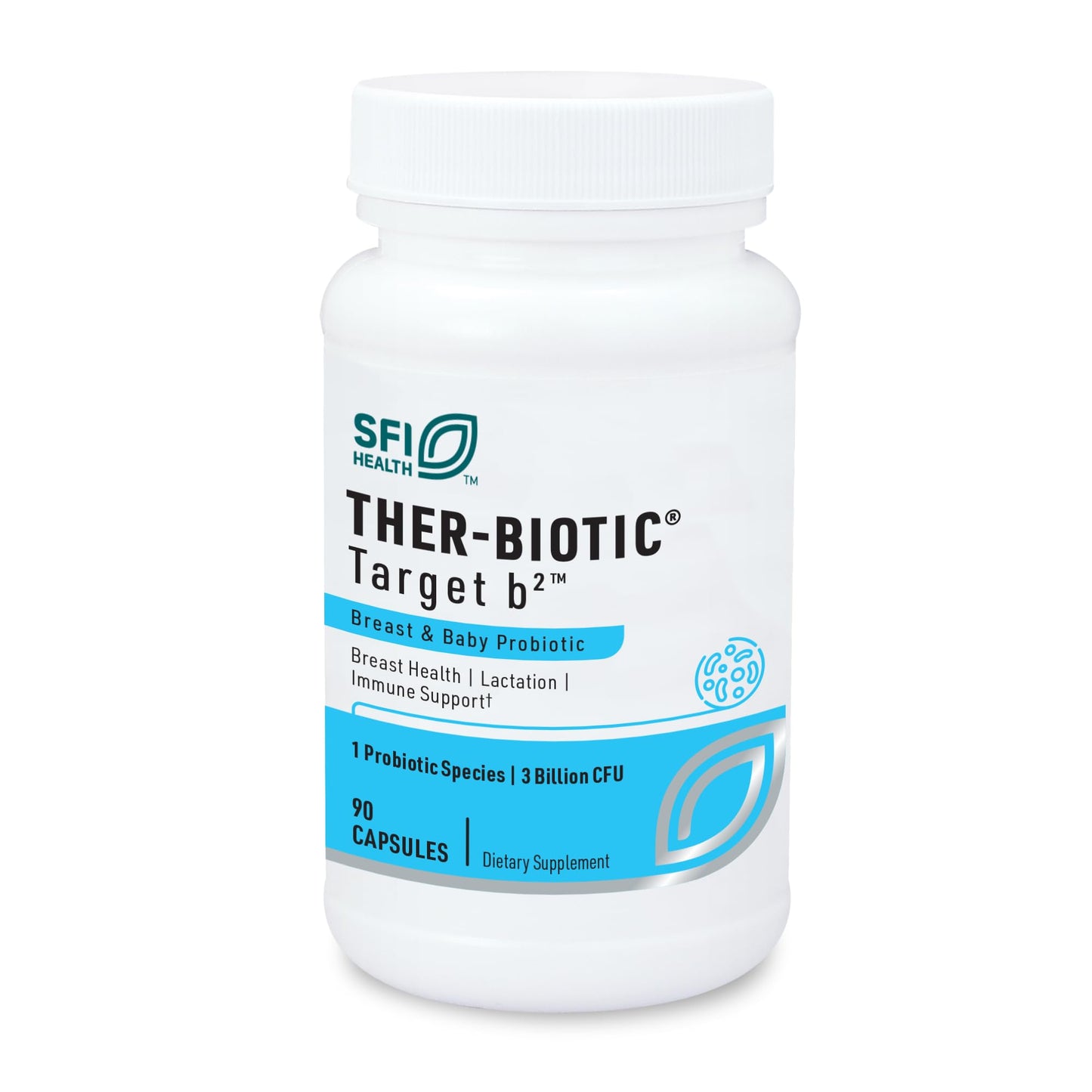 Klaire Labs SFI Health Ther-Biotic Target B2 for Lactation Support (90 Capsules)