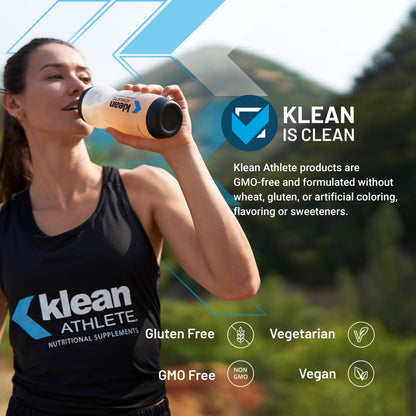 Klean Athlete Klean BCAA + Peak ATP – Amino Acid Supplement for Muscle Building & Recovery | 9.1 oz | Natural Orange