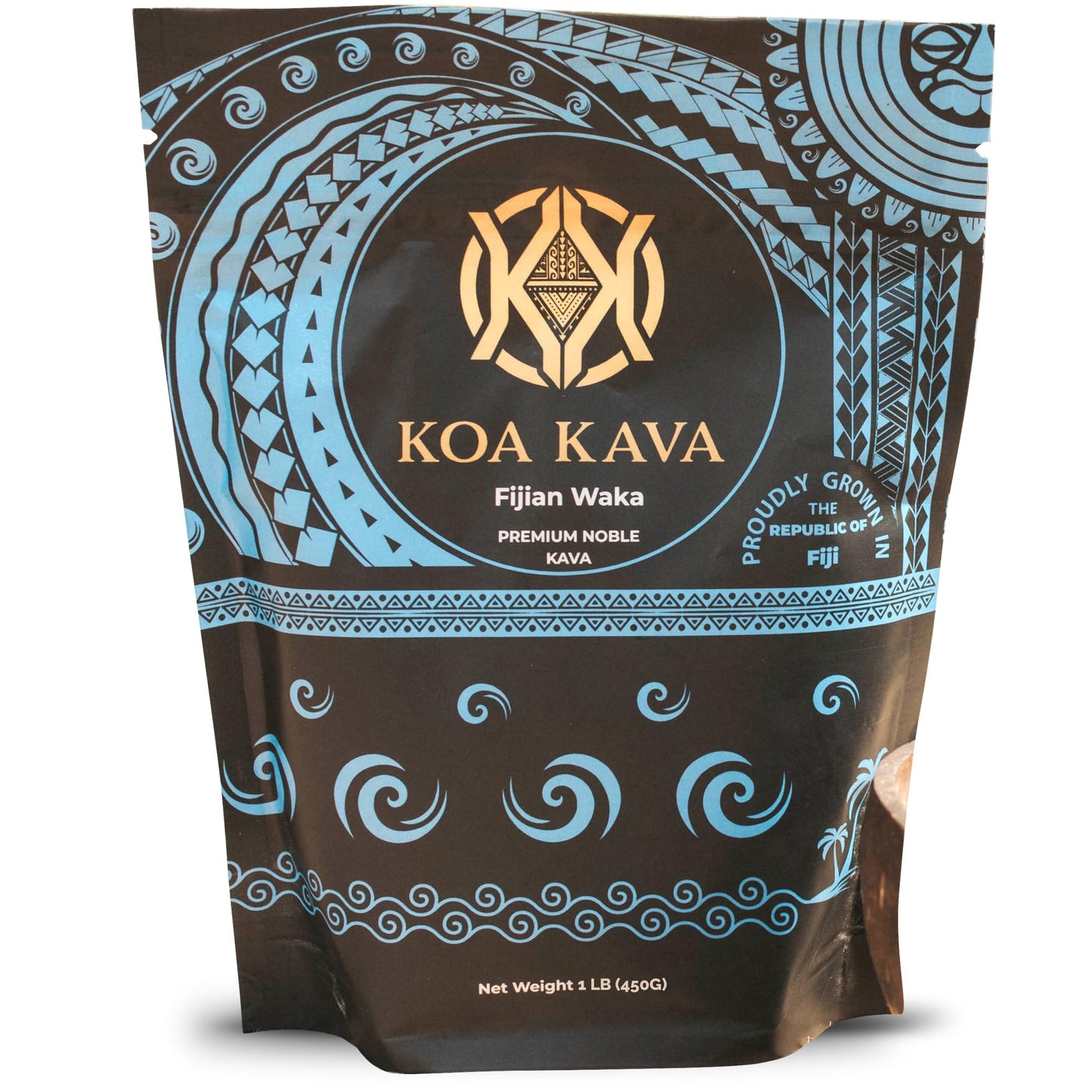 Koa Kava Fiji Kava Powder – Premium Noble Waka Kava Root, Savusavu, Fiji | 1 lb