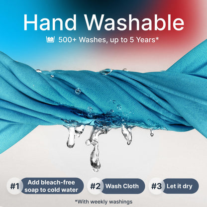 Koala Japanese Microfiber Lens Cleaning Cloth – Pack of 3 (Blue & Purple)