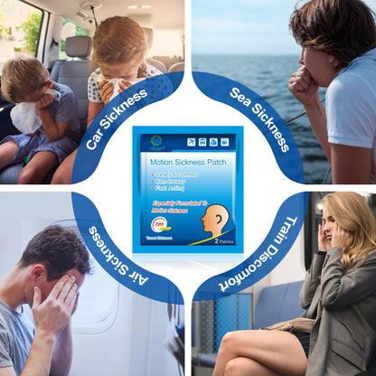 KONGDY 30 Counts Motion Sickness Patches – Non-Drowsy Travel Essentials for All Ages