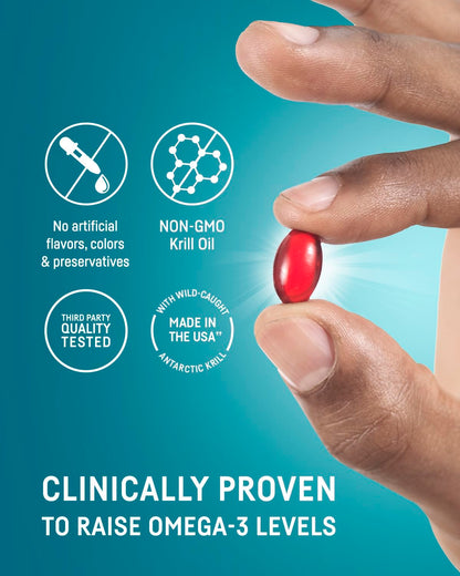 Kori Krill Oil Omega-3 Softgels 400 mg | EPA & DHA, 90 Softgels