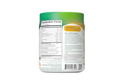 KOS Organic Superfood Greens Powder Mango – 28 Servings, Gut Health & Prebiotic Fiber