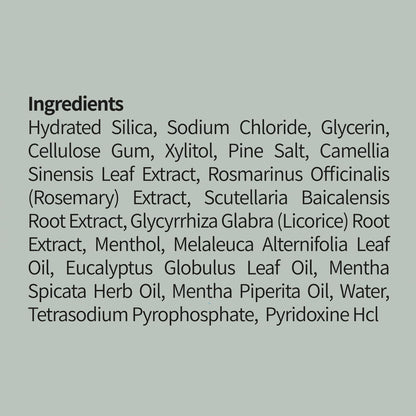 Koyuji Clean Breath Tea Tree Toothpaste - Fluoride Free, SLS Free, Foamless, Vegan | Natural Breath Care