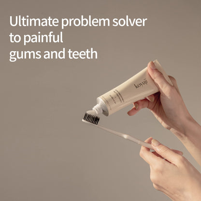 Koyuji Toothpaste - Natural, Fluoride Free, SLS Free, Foamless, Vegan Gum Health (4.23 Fl Oz Pack of 3) | Gum Care Salt