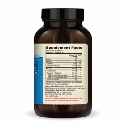 Dr. Mercola Antarctic Krill Oil 2000 mg – Omega-3 EPA & DHA | 270 Caps