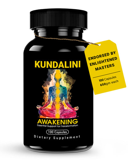 Kundalini Awakening Herbal Supplement – Ayurvedic Blend with Ashwagandha, Bacopa, Tulsi and Haritaki