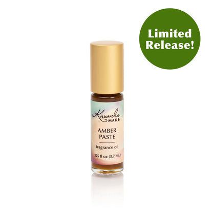 Kuumba Made Amber Paste Fragrance Oil | Long-Lasting Small-Batch Perfume Roller | Vegan & Alcohol-Free | 0.125 fl oz