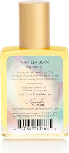 Kuumba Made Vanilla Bean Fragrance Oil 0.5 fl oz (15 ml) – Alcohol Free
