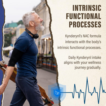 Kynderynl NAC Supplement 1000mg - High-Dose NAC + Milk Thistle, Quercetin, Resveratrol, Glutathione - Antioxidant Formula - 90 Vegan Capsules -2P