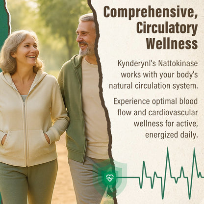 Kynderynl Nattokinase 10000FU – Organic Natto Enzyme 500mg, Enteric-Coated, Vegan