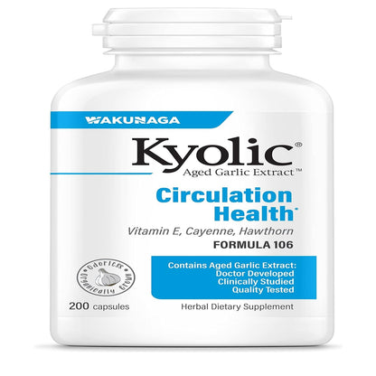 Kyolic Aged Garlic Extract Formula 106, Circulation Health