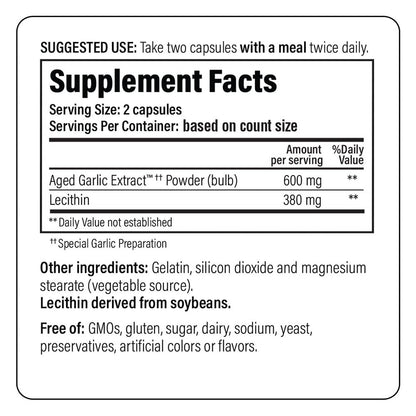 Kyolic Aged Garlic Extract Formula 104 – Cholesterol Health* (100 Capsules)