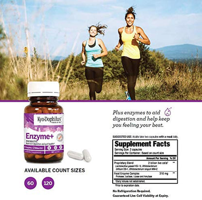 Kyolic Kyo-Dophilus Enzymes Probiotic, Nutrient Digestion and Gut Health