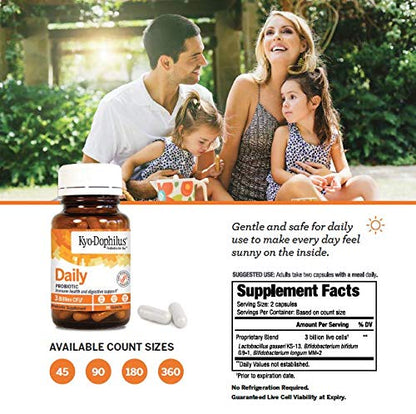 Kyolic Kyo-Dophilus Daily Probiotic, Immune Health