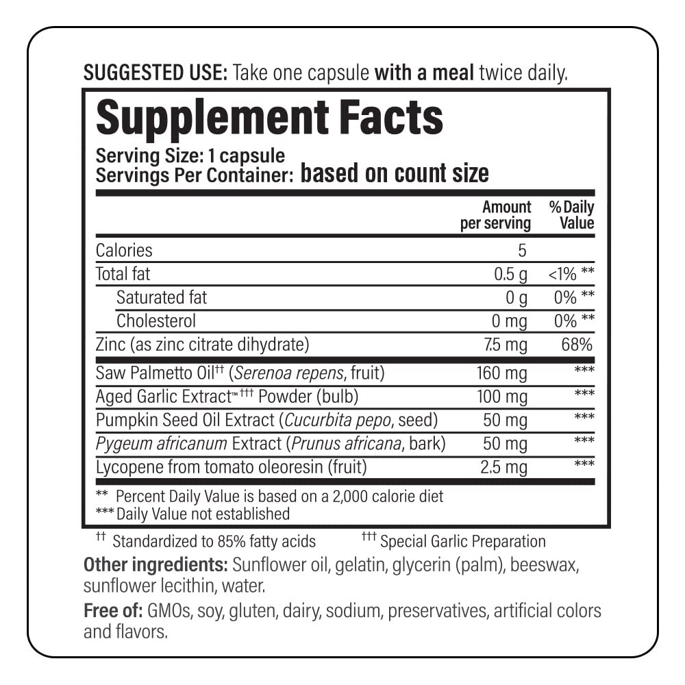 Kyolic Specialty Series Prosta-Logic, Healthy Prostrate*, 60 Capsules
