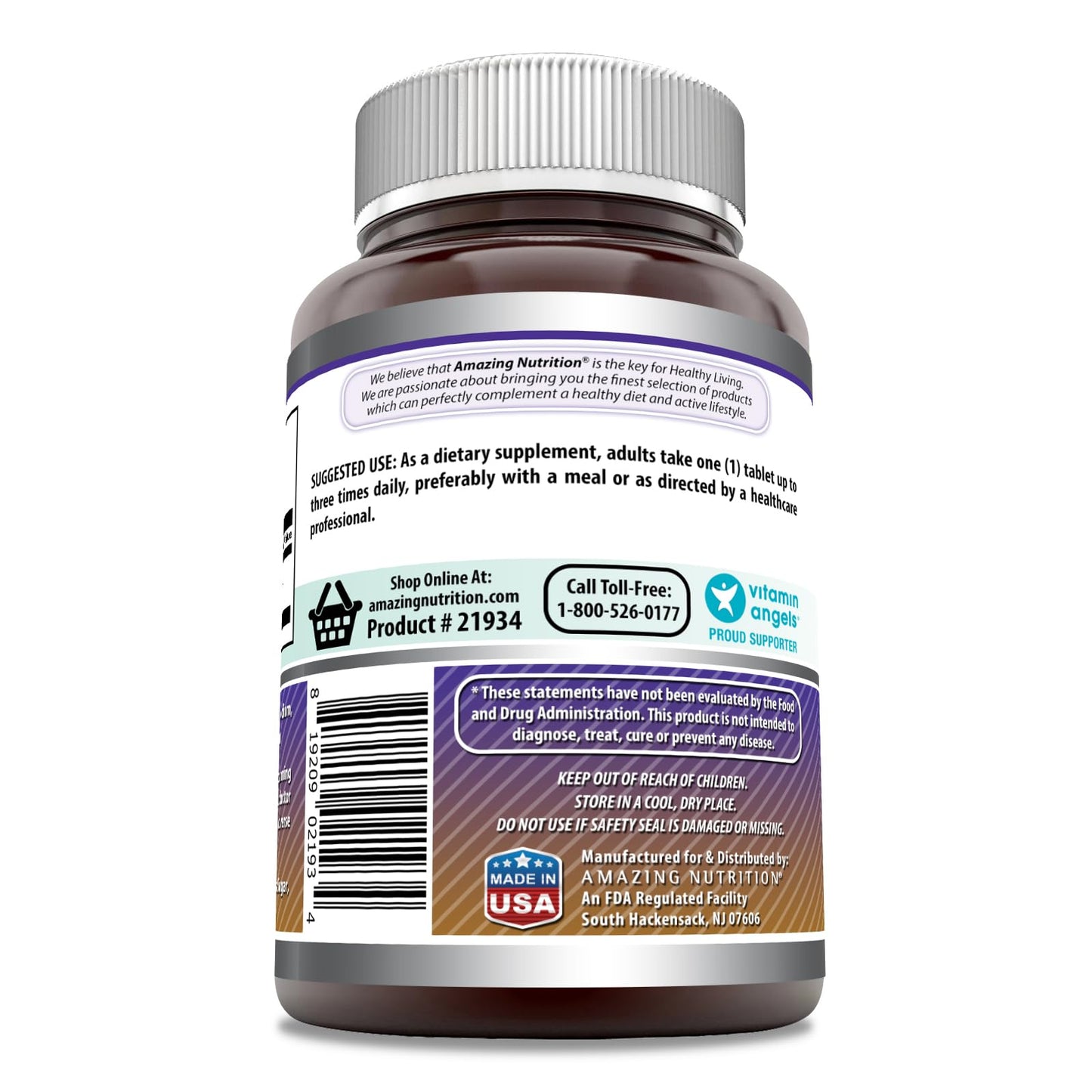 Amazing Formulas L-Arginine 1000mg Tablets - Non-GMO, Gluten Free, Made in USA (240 Count)