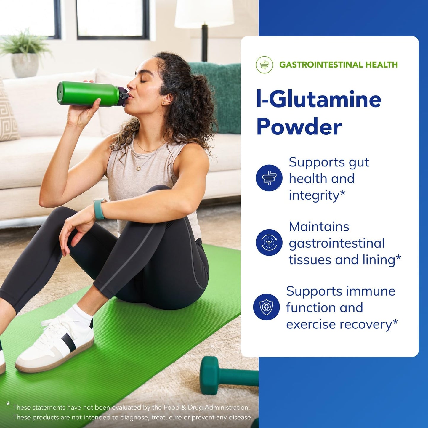 Pure Encapsulations L-Glutamine Powder – Digestive & Muscle Support (8 oz)