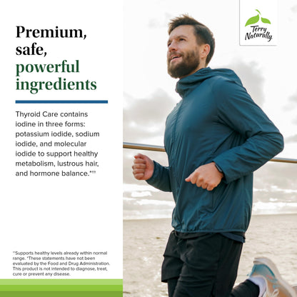 Terry Naturally Thyroid Care Plus - Thyroid Support with L-Tyrosine & Selenium