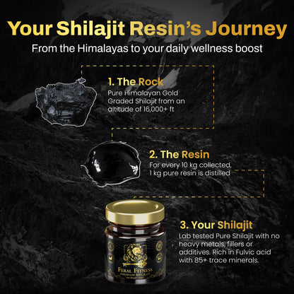 50g Himalayan Shilajit Resin – Gold Grade | 100% Pure | Lab Tested