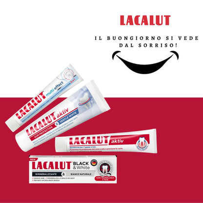 Lacalut Multi Effect 5-in-1 Toothpaste 75ml for Adults – Unflavored | Naturwaren Italia srl