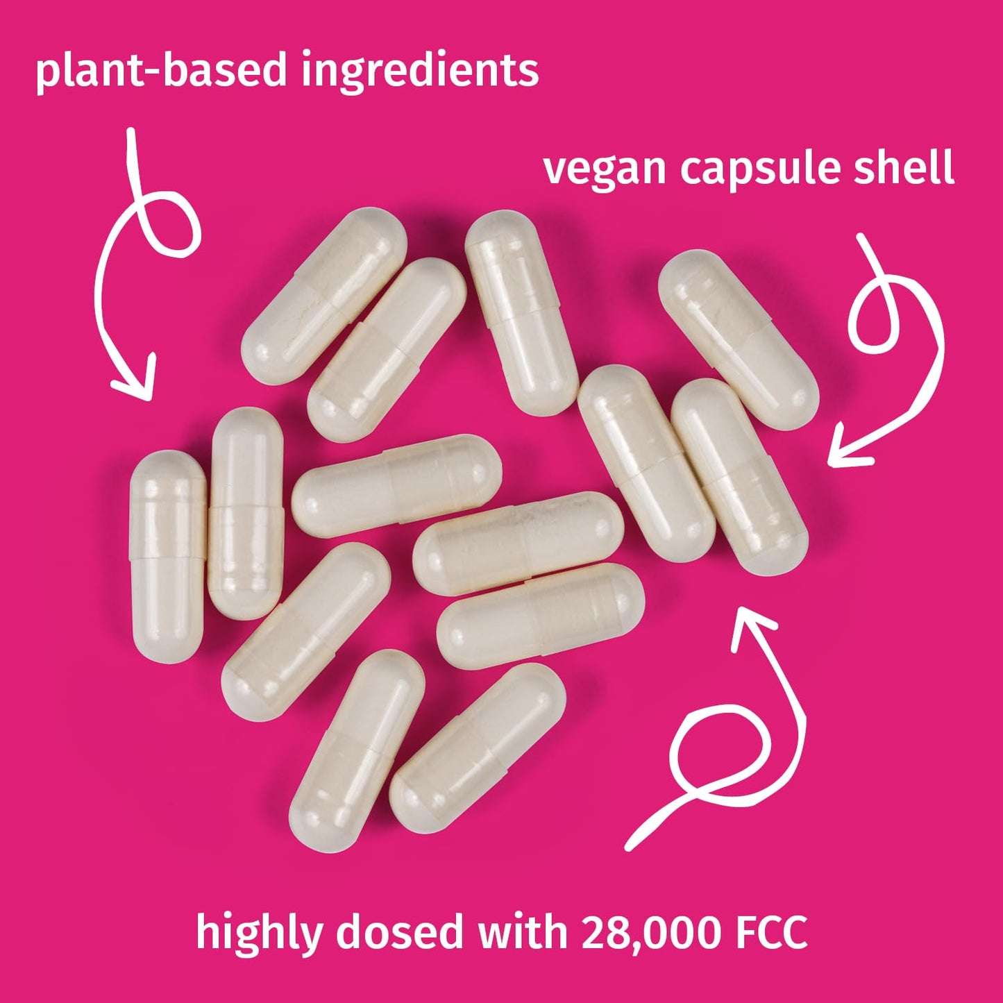 LactoJoy Forte Lactase Capsules - 28,000 FCC, Lactose Intolerance Relief, Vegan, Made in Germany