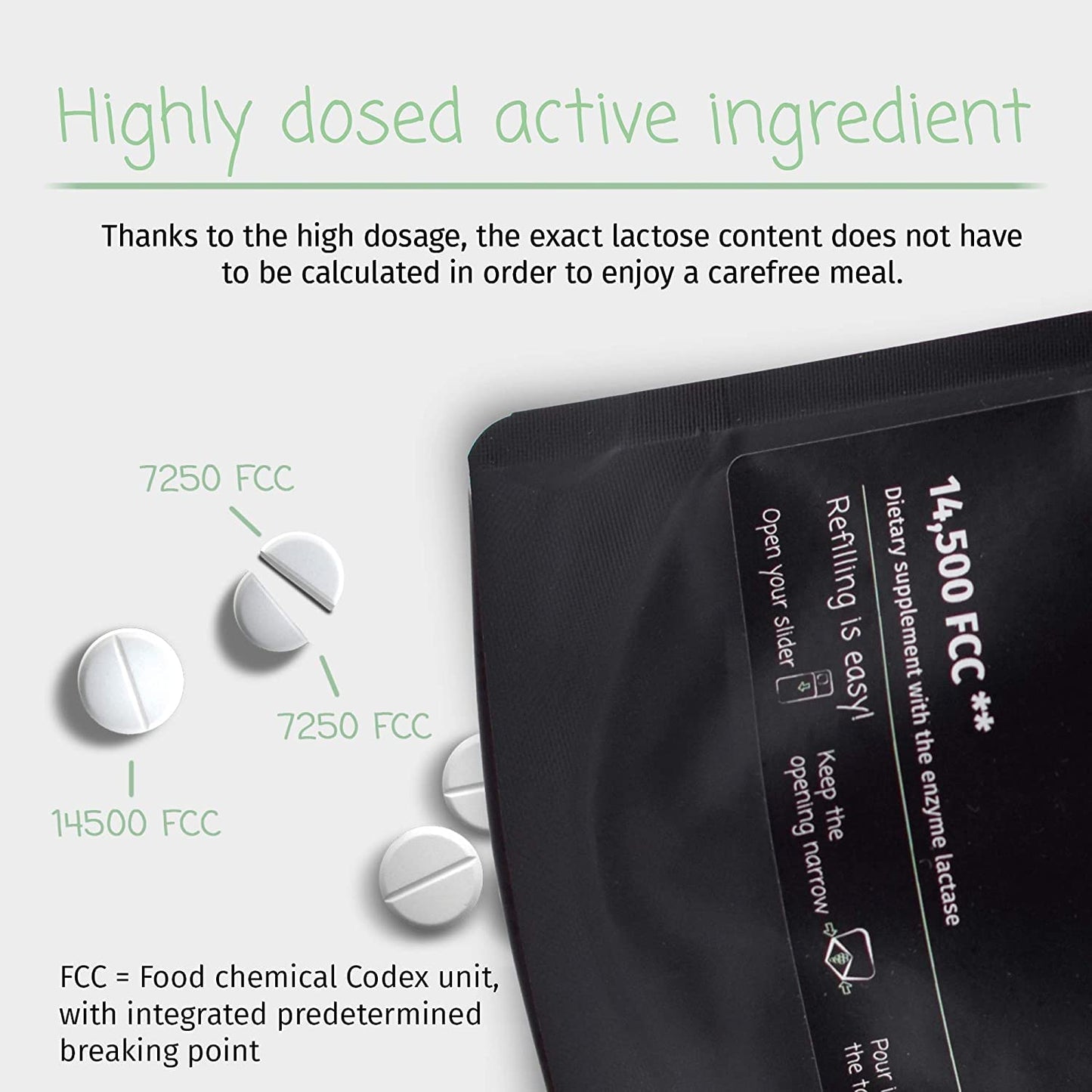 LactoJoy Lactase Pills 14,500 FCC – 45 Capsules for Lactose Intolerance