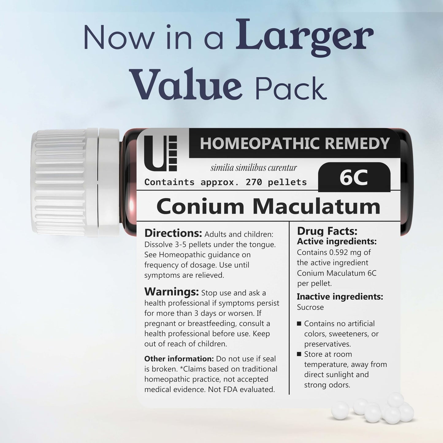 Conium Maculatum 6C Homeopathic Remedy, 270 Pellets | Urenus